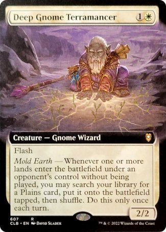 Deep Gnome Terramancer (Extended Art) [Commander Legends: Battle for Baldur's Gate] | The Time Vault CA