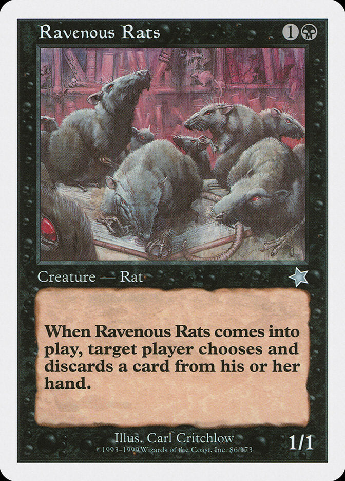 Ravenous Rats [Starter 1999] | The Time Vault CA