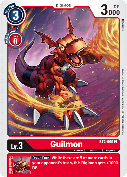 Guilmon [BT2-009] [Release Special Booster Ver.1.0] | The Time Vault CA