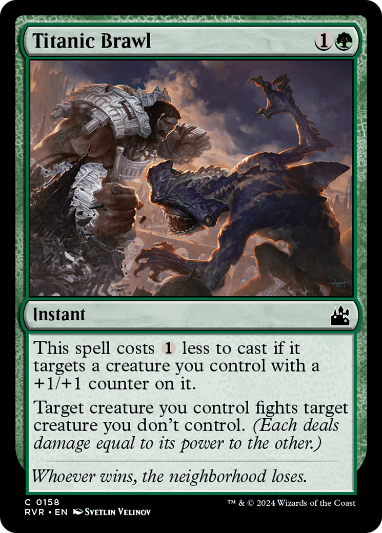 Titanic Brawl [Ravnica Remastered] | The Time Vault CA
