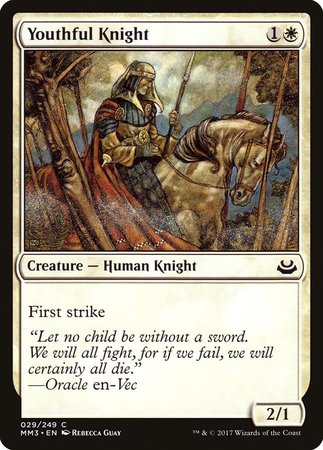 Youthful Knight [Modern Masters 2017] | The Time Vault CA