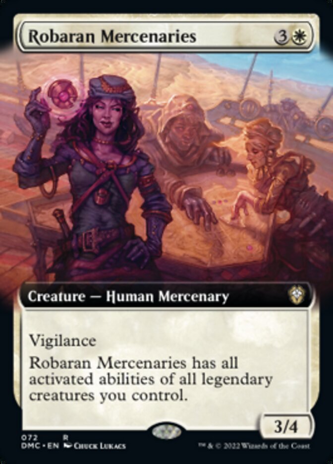 Robaran Mercenaries (Extended Art) [Dominaria United Commander] | The Time Vault CA