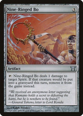 Nine-Ringed Bo [Champions of Kamigawa] | The Time Vault CA
