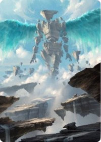 Celestial Colonnade Art Card [Zendikar Rising Art Series] | The Time Vault CA