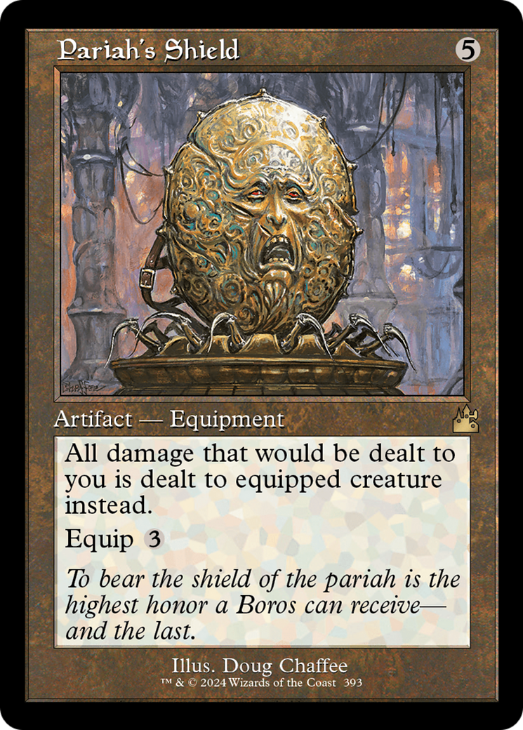 Pariah's Shield (Retro Frame) [Ravnica Remastered] | The Time Vault CA