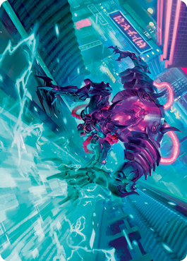 Surgehacker Mech Art Card [Kamigawa: Neon Dynasty Art Series] | The Time Vault CA