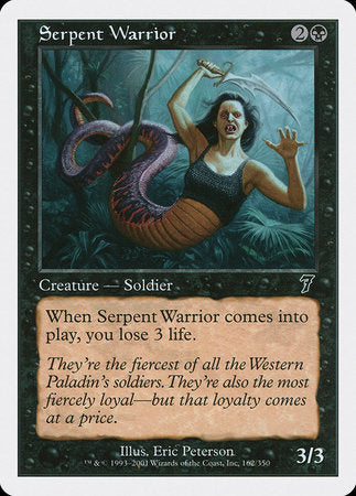 Serpent Warrior [Seventh Edition] | The Time Vault CA