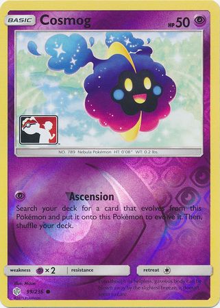 Cosmog (99/236) (Pokemon Club Special Print) [Sun & Moon: Cosmic Eclipse] | The Time Vault CA