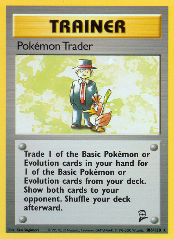 Pokemon Trader (106/130) [Base Set 2] | The Time Vault CA