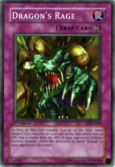 Dragon's Rage [LOD-048] Common | The Time Vault CA