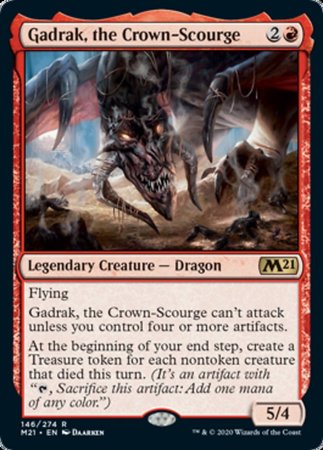 Gadrak, the Crown-Scourge [Core Set 2021] | The Time Vault CA