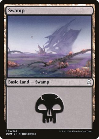 Swamp (259) [Dominaria] | The Time Vault CA