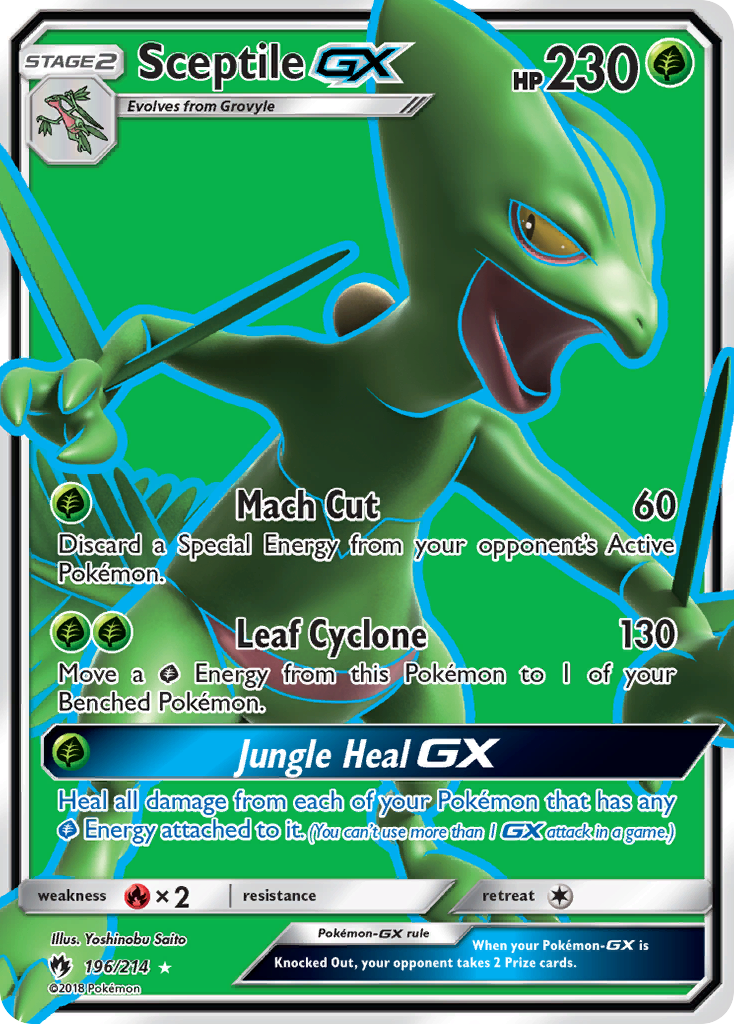 Sceptile GX (196/214) [Sun & Moon: Lost Thunder] | The Time Vault CA