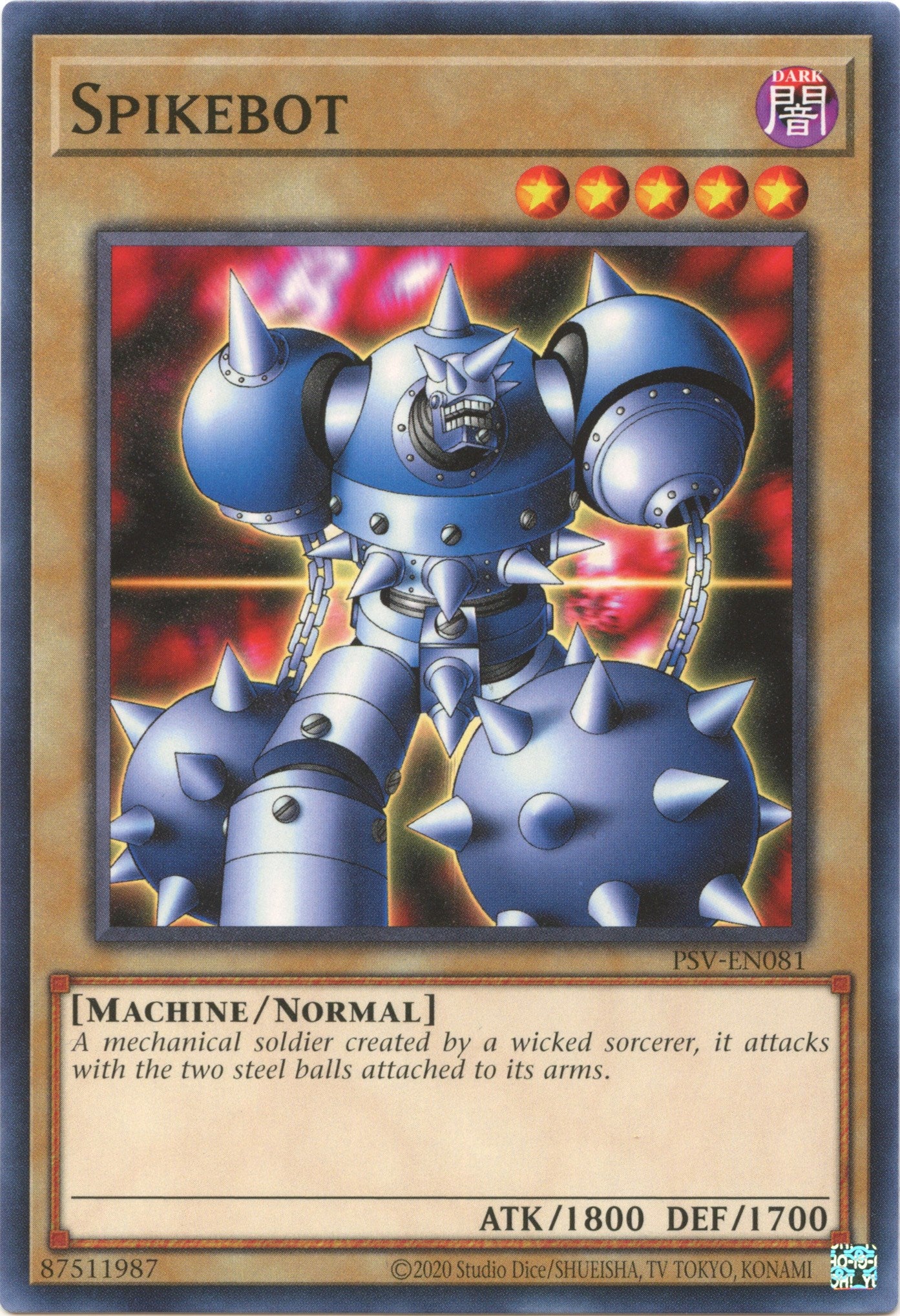 Spikebot (25th Anniversary) [PSV-EN081] Common | The Time Vault CA