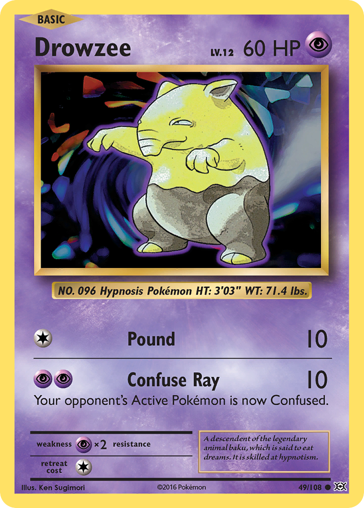 Drowzee (49/108) [XY: Evolutions] | The Time Vault CA