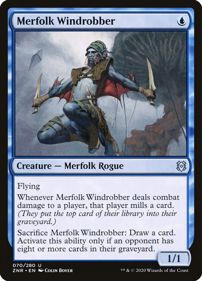 Merfolk Windrobber [Zendikar Rising] | The Time Vault CA