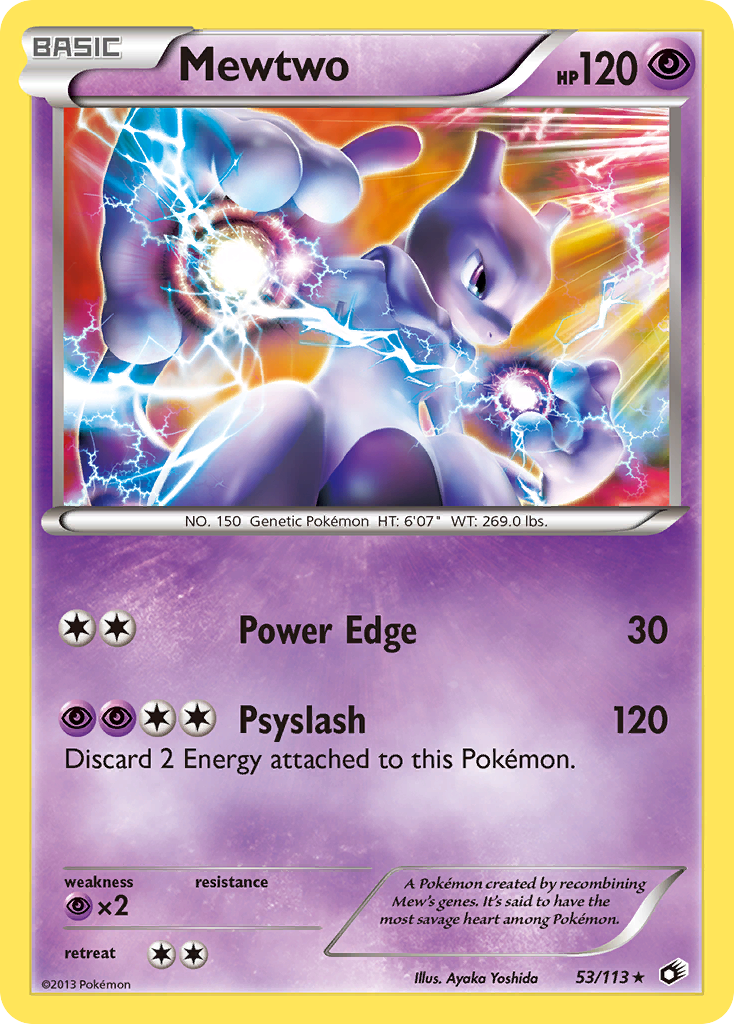 Mewtwo (53/113) [Black & White: Legendary Treasures] | The Time Vault CA