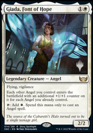 Giada, Font of Hope (Promo Pack) [Streets of New Capenna Promos] | The Time Vault CA