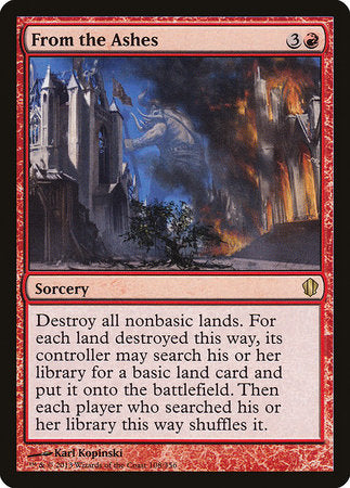 From the Ashes [Commander 2013] | The Time Vault CA