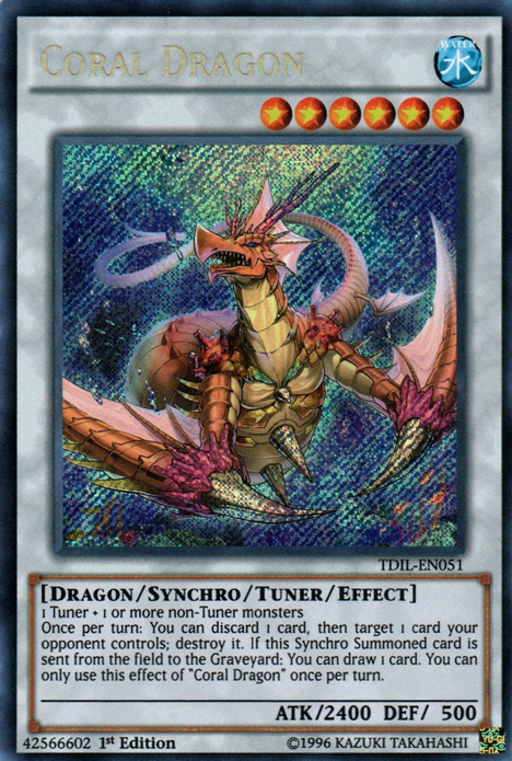 Coral Dragon [TDIL-EN051] Secret Rare | The Time Vault CA