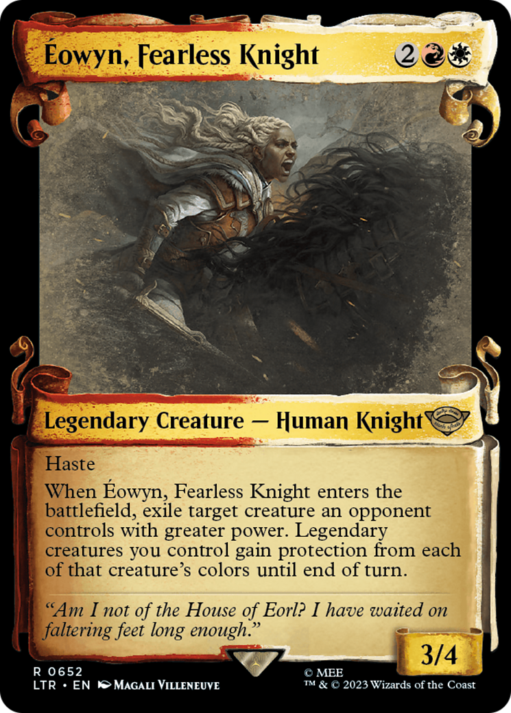 Eowyn, Fearless Knight [The Lord of the Rings: Tales of Middle-Earth Showcase Scrolls] | The Time Vault CA