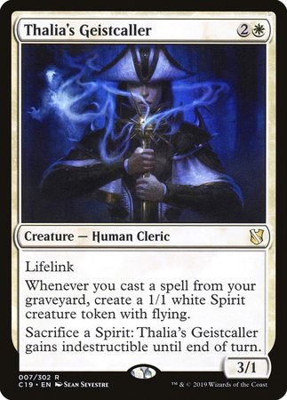 Thalia's Geistcaller [Commander 2019] | The Time Vault CA