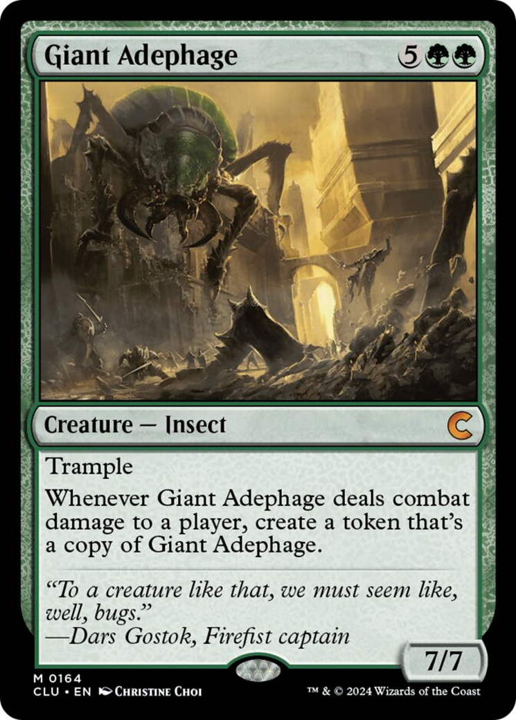 Giant Adephage [Ravnica: Clue Edition] | The Time Vault CA