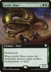 Acidic Slime (Extended Art) [Commander Legends] | The Time Vault CA