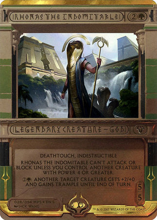 Rhonas the Indomitable [Amonkhet Invocations] | The Time Vault CA
