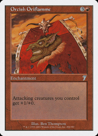 Orcish Oriflamme [Seventh Edition] | The Time Vault CA