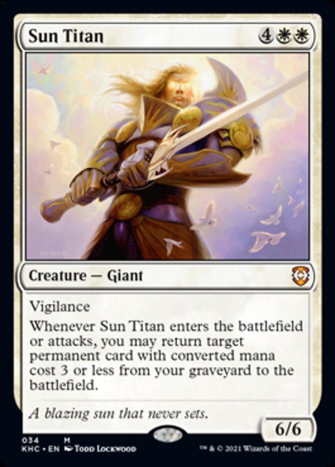 Sun Titan [Kaldheim Commander] | The Time Vault CA