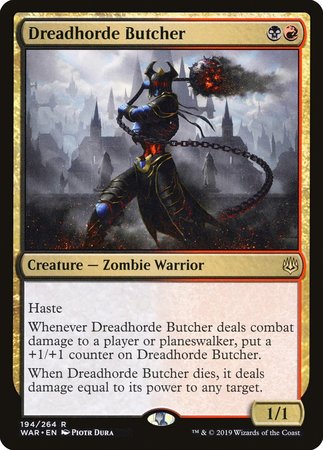 Dreadhorde Butcher [War of the Spark] | The Time Vault CA