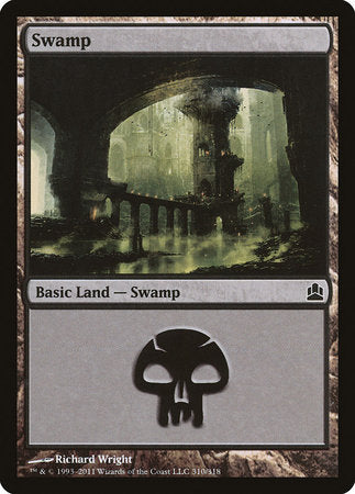 Swamp (310) [Commander 2011] | The Time Vault CA