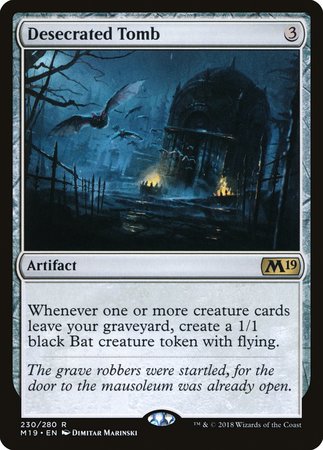 Desecrated Tomb [Core Set 2019] | The Time Vault CA