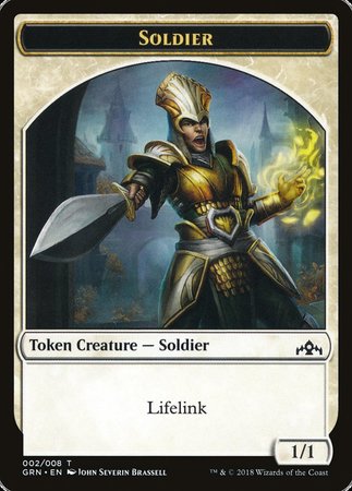 Soldier Token [Guilds of Ravnica Tokens] | The Time Vault CA