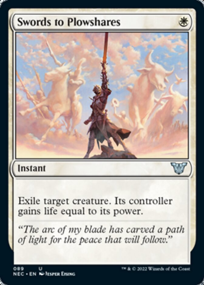 Swords to Plowshares [Kamigawa: Neon Dynasty Commander] | The Time Vault CA