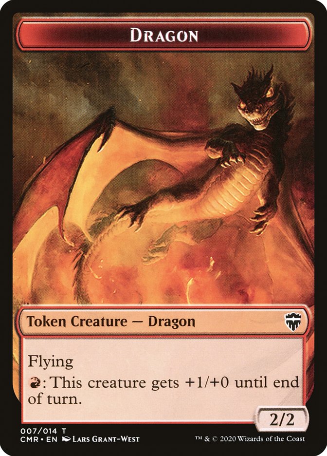 Dragon Token [Commander Legends Tokens] | The Time Vault CA