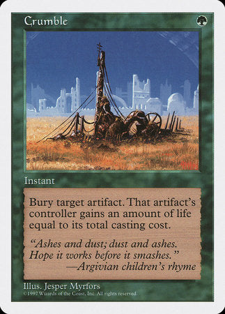 Crumble [Fifth Edition] | The Time Vault CA