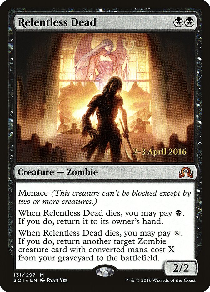 Relentless Dead [Shadows over Innistrad Prerelease Promos] | The Time Vault CA