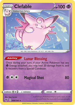 Clefable (064/185) [Sword & Shield: Vivid Voltage] | The Time Vault CA