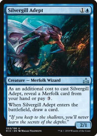 Silvergill Adept [Rivals of Ixalan] | The Time Vault CA