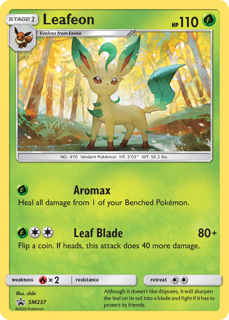 Leafeon (SM237) [Sun & Moon: Black Star Promos] | The Time Vault CA