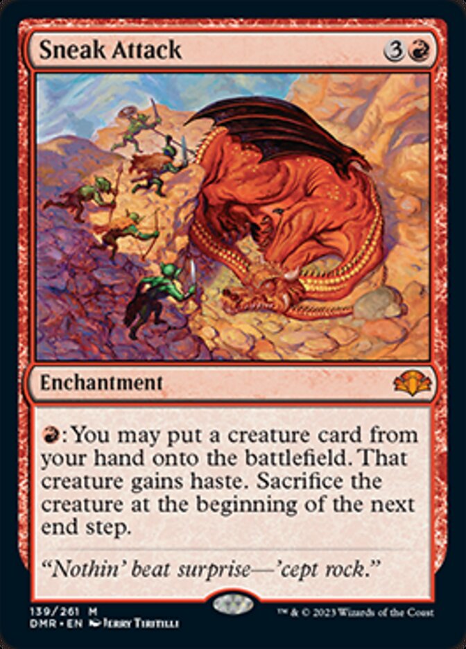 Sneak Attack [Dominaria Remastered] | The Time Vault CA