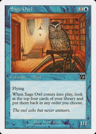 Sage Owl [Classic Sixth Edition] | The Time Vault CA