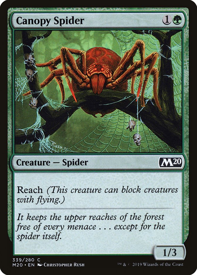 Canopy Spider [Core Set 2020] | The Time Vault CA