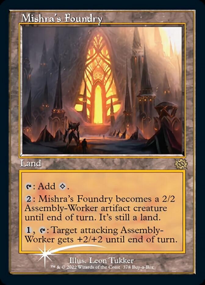 Mishra's Foundry (Retro) (Buy-a-Box) [The Brothers' War] | The Time Vault CA