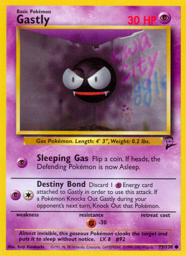 Gastly (75/130) [Base Set 2] | The Time Vault CA