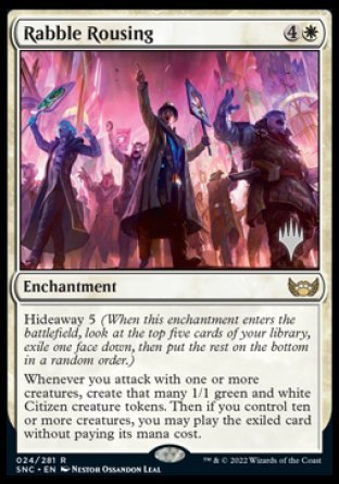 Rabble Rousing (Promo Pack) [Streets of New Capenna Promos] | The Time Vault CA