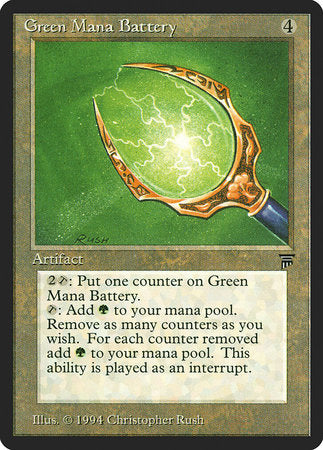 Green Mana Battery [Legends] | The Time Vault CA