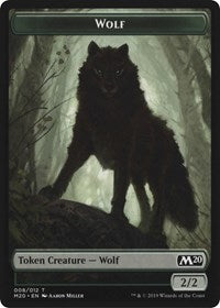 Zombie // Wolf Double-Sided Token [Game Night 2019 Tokens] | The Time Vault CA